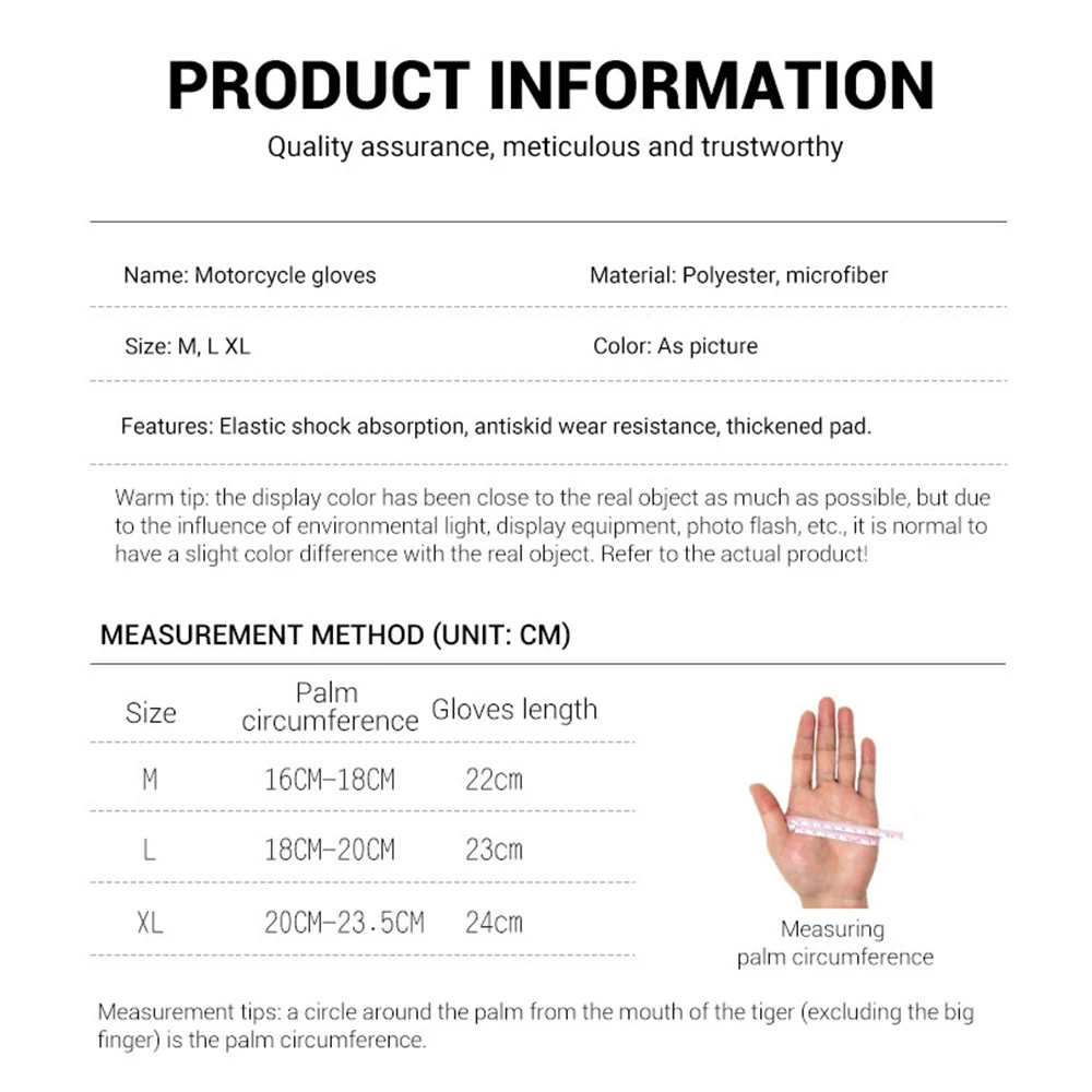 

Summer Motorcycle Gloves Touch Screen Motorbike Motocross Full Finger Gloves Military Tactical Biker Riding Cycling Moto Gloves