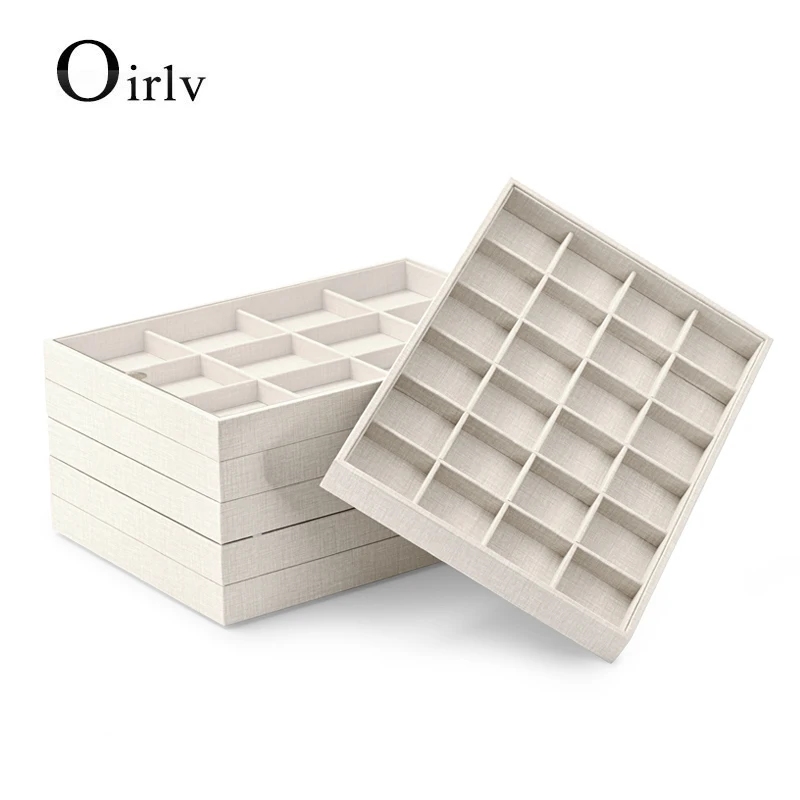 Oirlv Necklace Tray Bracelet Watch Tray Ring Earrings Tray Jewelry Organizer Jewelry Tray Display Props Photo Shoots