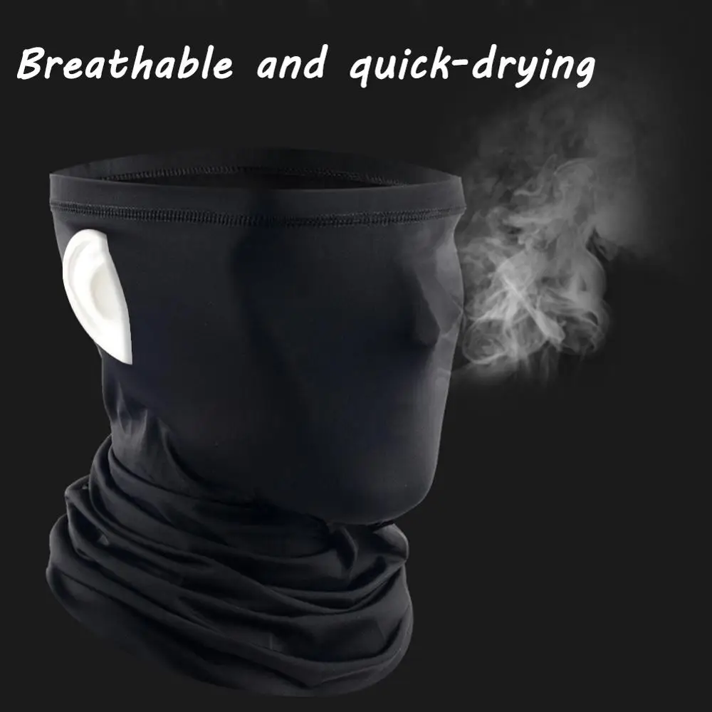 Ice Silk Sheer Шарф ушные петли шеи Gaiter УФ Защита от пыли бандана Велосипедный спорт