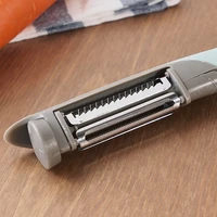 three in one multifunctional melon peeler stainless steel blade rotatable shredded potatoes cucumber carrots vegetable tools
