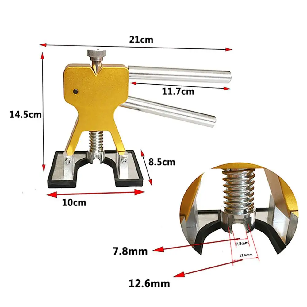 

Auto Car Body Paintless Dent Removal Puller Repair Tool with 18 Pulling Tabs