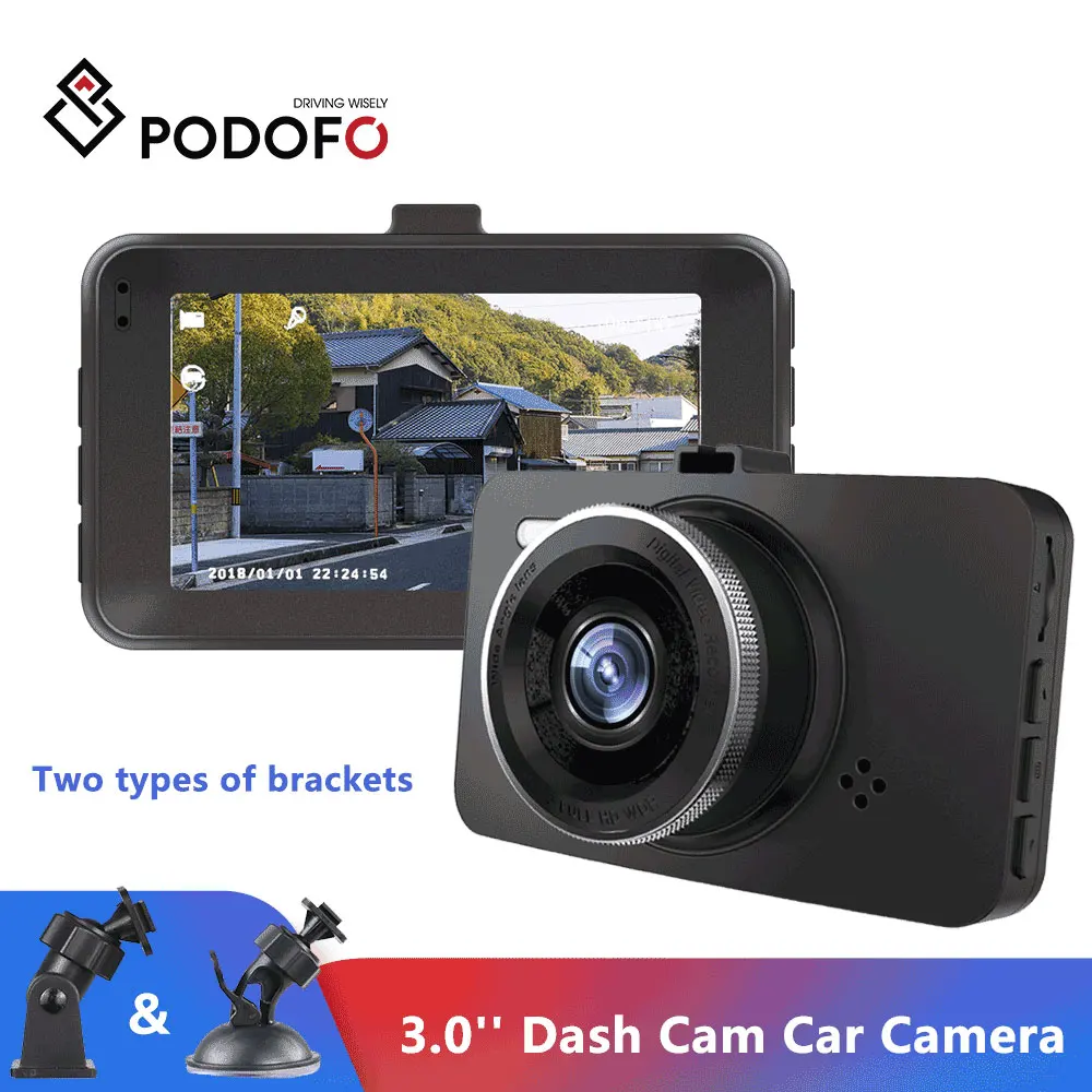 Автомобильный видеорегистратор Podofo 3 0 с g сенсором/циклической