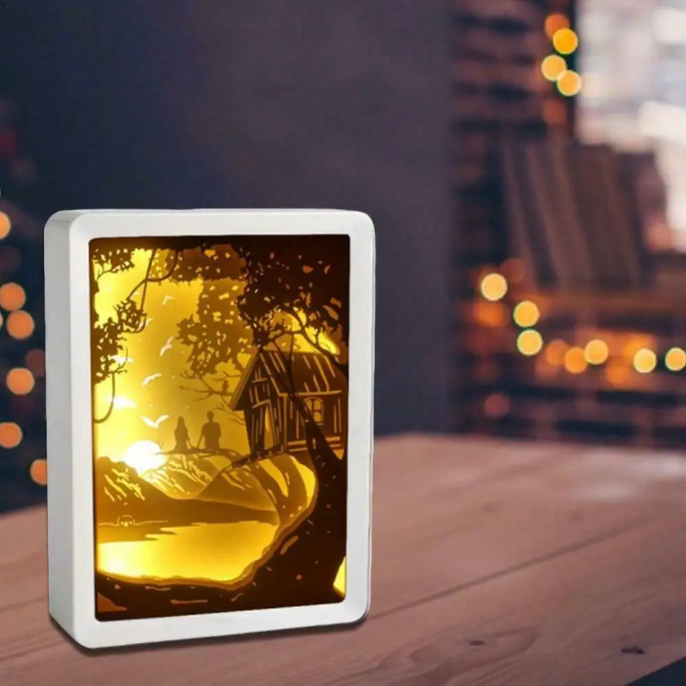 Новый 3D Рождественский фестиваль Бумага резные изделия украшения кроя