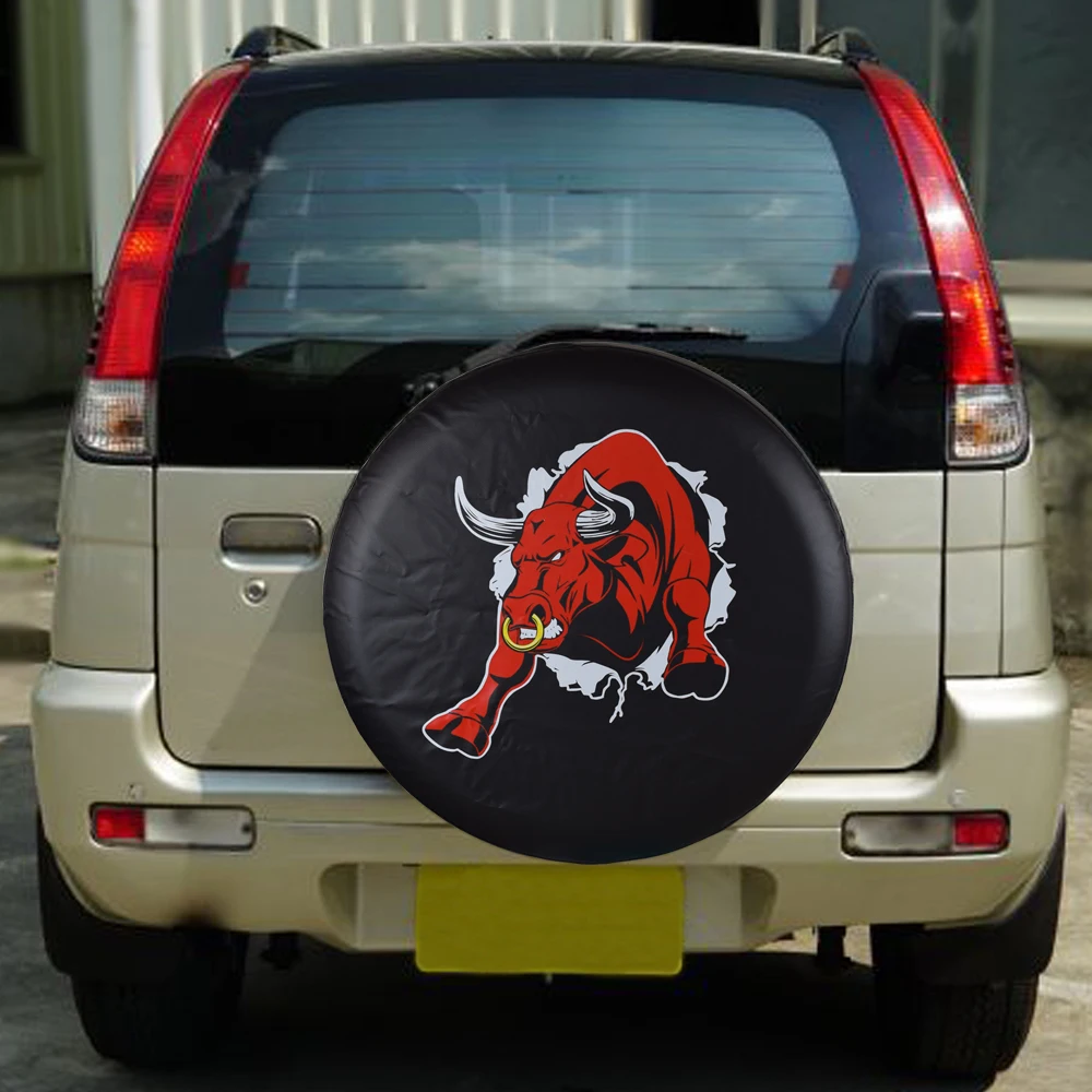

Heavy-Duty PVC Leather Spare Wheel Tire Cover Case Pouch Protector Bag For Jeep Gladiator J12 Wrangler Liberty
