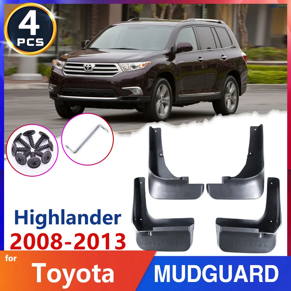 Автомобильное крыло брызговик брызговики для Toyota Highlander XU40 Сюй 40 2008 ~ 2013 2009 2010 2011 2012