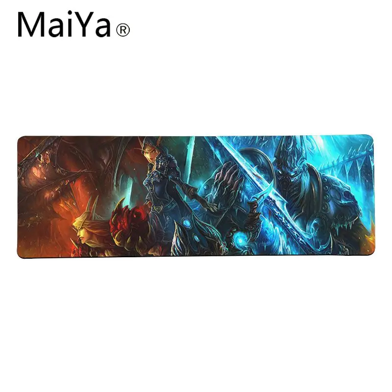 Maiya высокое качество World of Warcraft WOW резиновый ПК компьютерный игровой коврик для мыши большой коврик для мыши клавиатуры коврик