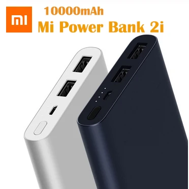 

Оригинальный внешний аккумулятор Xiao mi 10000 мАч, внешний аккумулятор Mi 2i, 10000PLM09ZM, быстрая зарядка, внешний аккумулятор с двойным USB выходом для ...