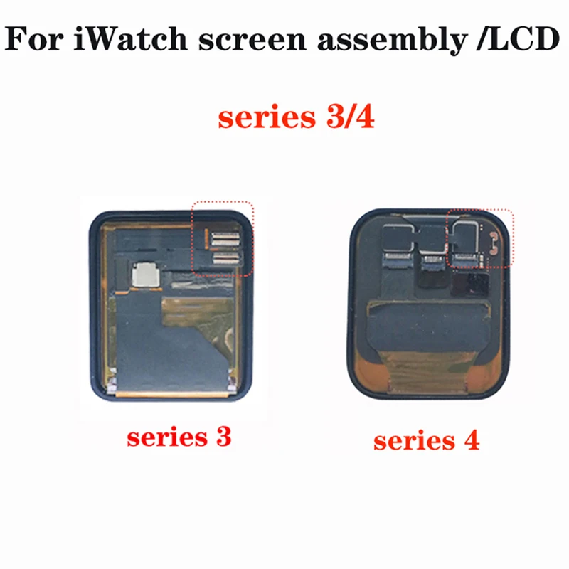 

For iWatch 3 Series 3 4 LCD Sinbeda Original LTE / GPS Display Digitizer Assembly For Apple Watch 3 Series3 S3 38mm 42mm LCD