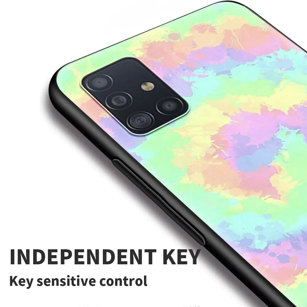 

Silicone Soft Cover Phone TPU Case For A91 A72 A71 A52 A51 A42 A41 A32 A31 A21s A21 EU A12 A11 A02 A02s A01 Rainbow
