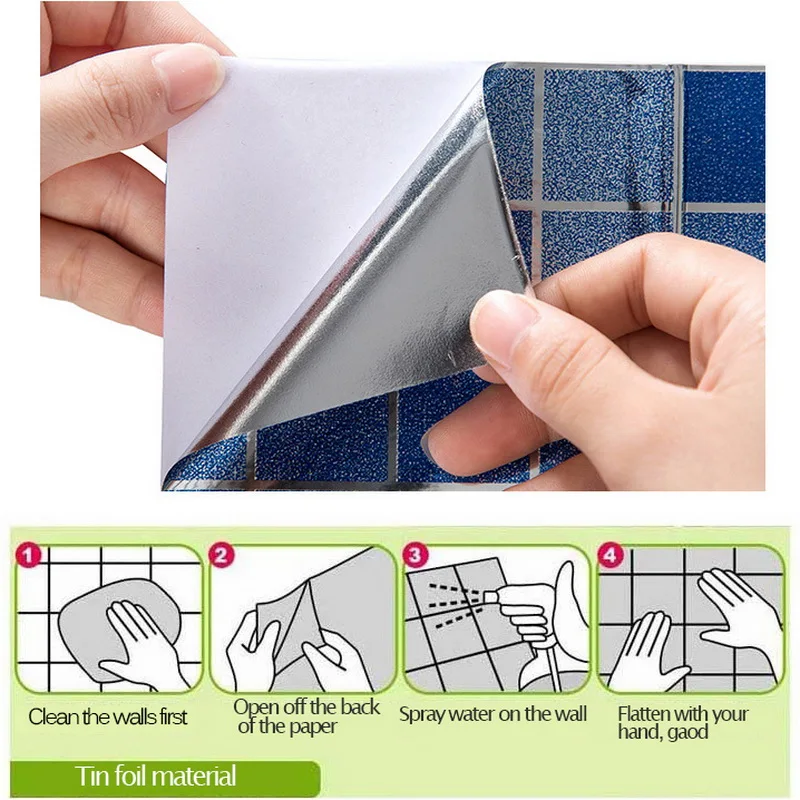 700*400 мм наклейки для плитки домашний декор аксессуары кухни мозаика