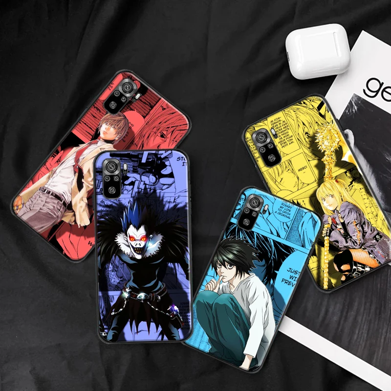 

Anime Manga Death Note Ryuk TPU Phone Case For Xiaomi Redmi 9 9i 9AT 9T 9A 9C 10X 4G 5G Note 10 10T 5G Cases Coque Back Cover
