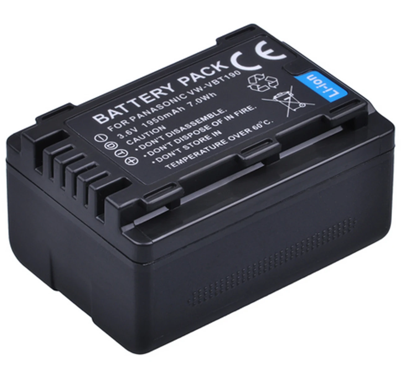 Battery Pack for Panasonic HC-VX870, HC-VX980, HC-VX981, HC-VX985, HC-VX989, HC-VXF990, HC-VXF995, HC-VXF999 4K HD Camcorder