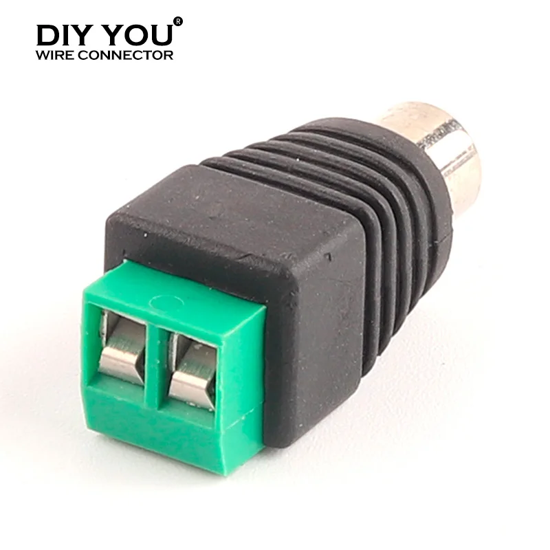 RCA высокое качество AV голова адаптер кабель для динамиков аудио штекер Адаптер