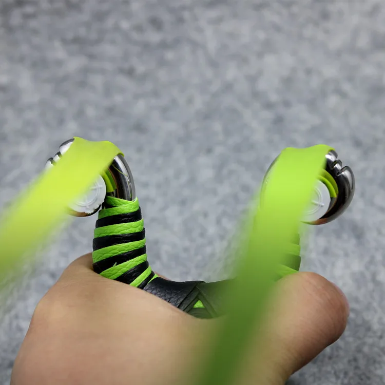 Круглая Рогатка с резиновой лентой плоская кожаная заглушка универсальный