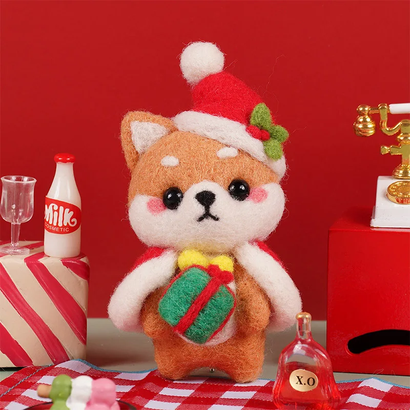 Рождественский набор поделок для творчества милый с мультяшными животными