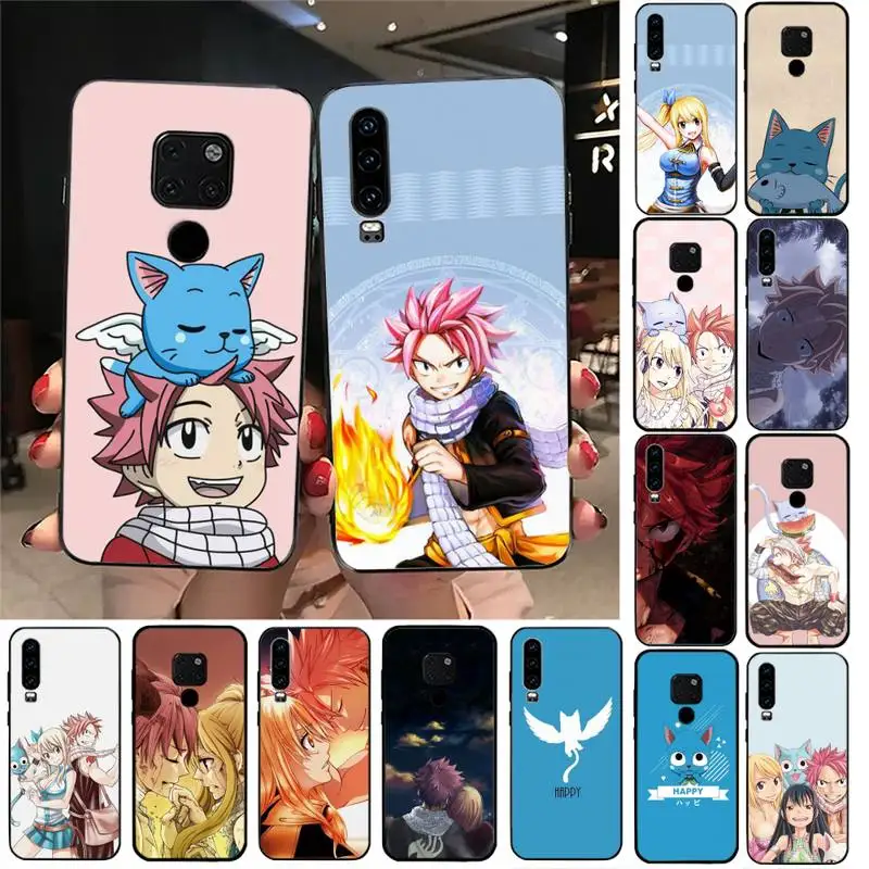 

TOPLBPCS Anime Fairy Tail Phone Case For Huawei Nova3I 3E mate9 10 20lite 20Pro 40 30pro funda case