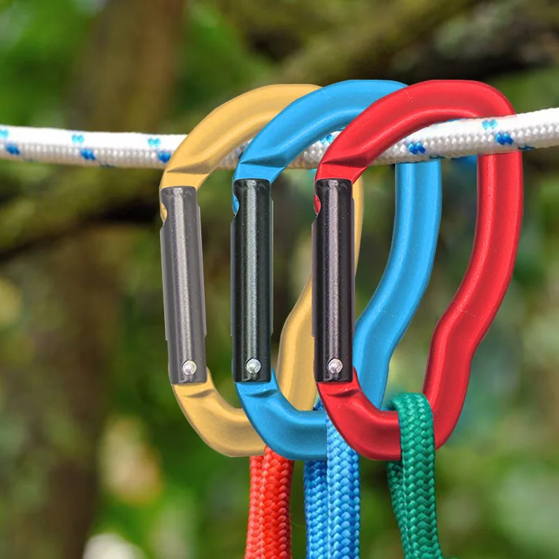 

D-образная подвесная пряжка, пряжка из алюминиевого сплава, быстрая подвешивание, крепкий карабин из алюминиевого сплава, подвесная пряжка, ...