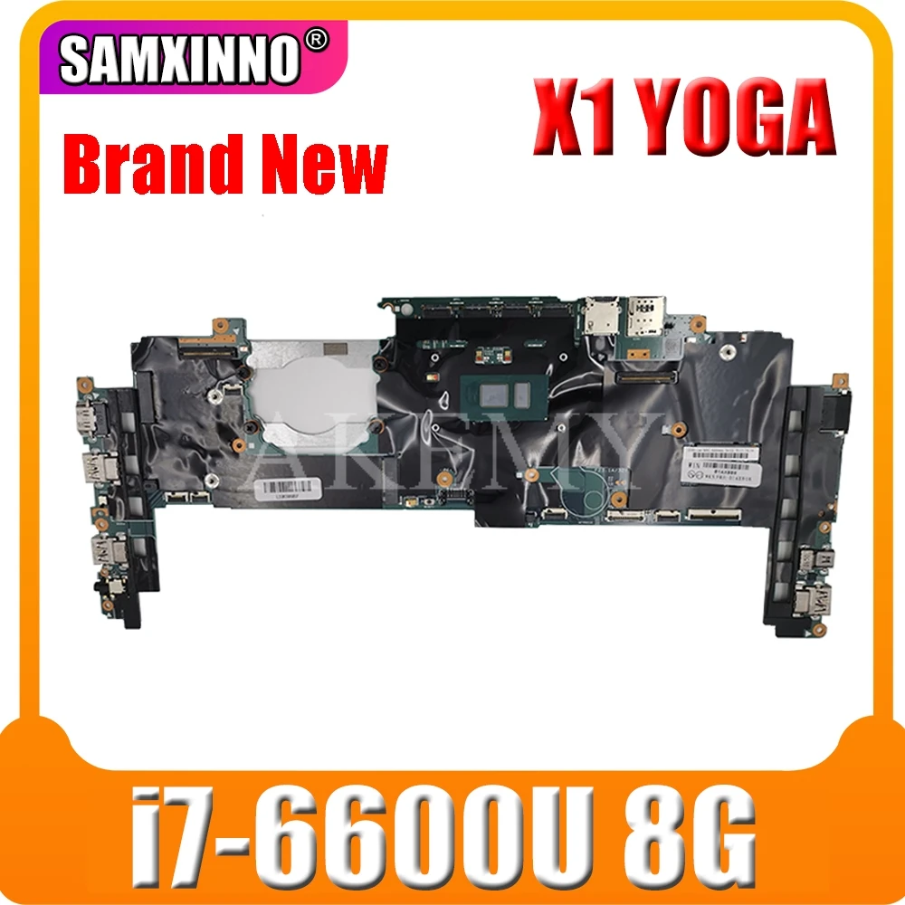 

Akemy X1 YOGA Motherboard For Lenovo Thinkpad X1 YOGA 14282-2M Laotop Mainboard 00JT810 01AX808 w/ i7-6600U CPU 8G RAM