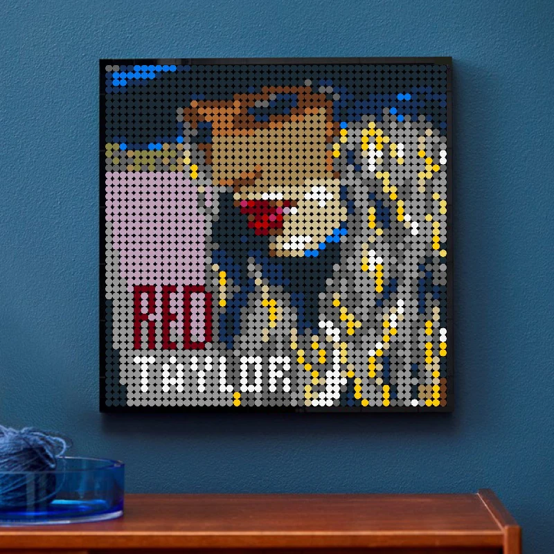 

Celebrity singer Taylor Swifted Pixel Art Painting MOC Art Building Blocks Pixel Mosaic Painted collection Diy adults Toys Gifts