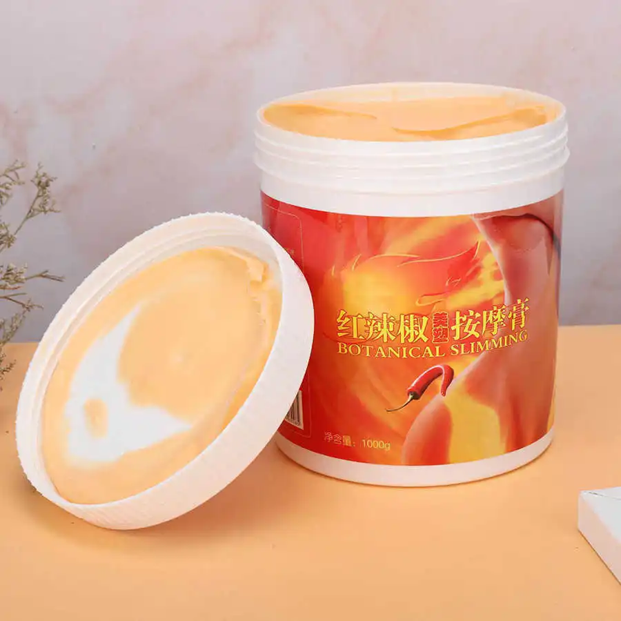 1000g перец крем для тела похудения Массажный антицеллюлитный подтягивающий