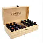 Деревянный органайзер для эфирных масел, 25 ячеек