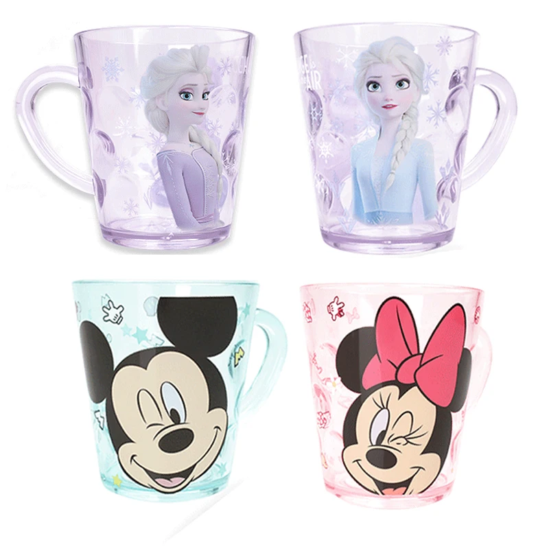 Disney дети чашки Замороженные Анна Ellsa Микки Маус принт Ариэль Чашка Принцесса с