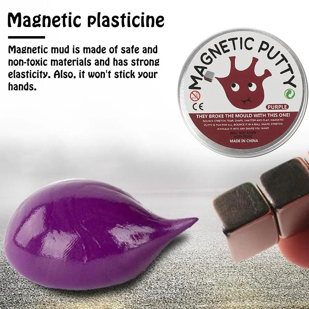 7 colors Hand Modeling Clay Putty Slime Play Dough Magnetic Plasticine Toys for Children Kids Polymer DIY Ninja | Игрушки и хобби