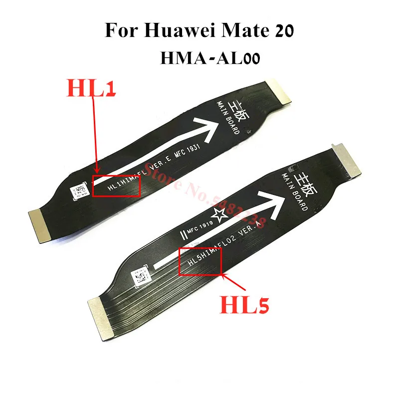 

100% Original For Huawei Mate 20 Mate20 HMA-AL00 USB Motherboard Connector main board Data transfer Ribbon Flex cable Connector