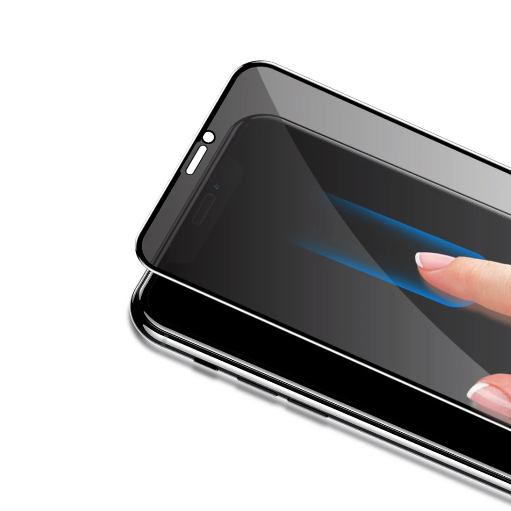 Закаленное стекло Meeker для iphone 7 8 plus X XS max XR 3D антибликовое полное покрытие Защита