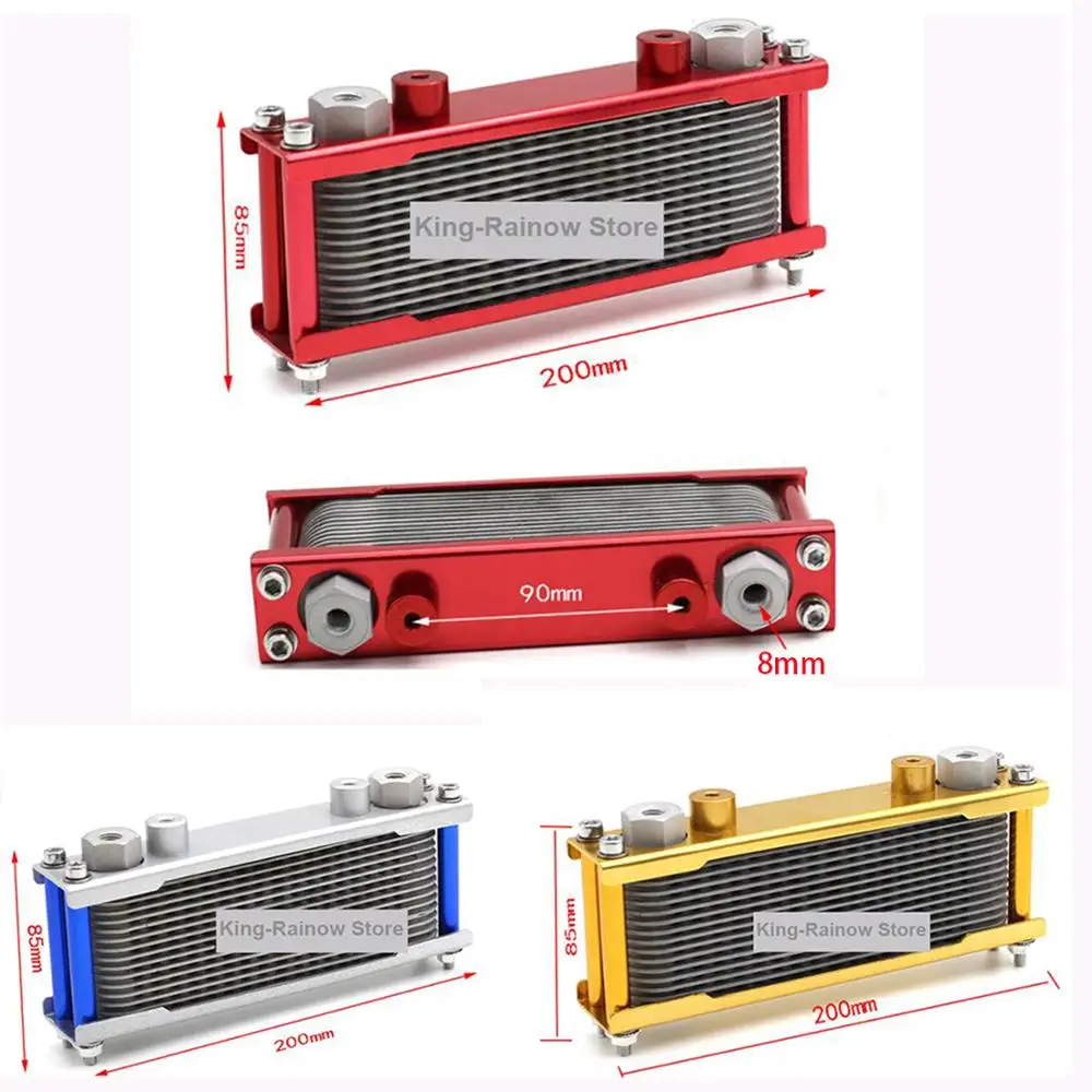 Высокопроизводительный радиатор масляный алюминиевая система охлаждения 110 125cc