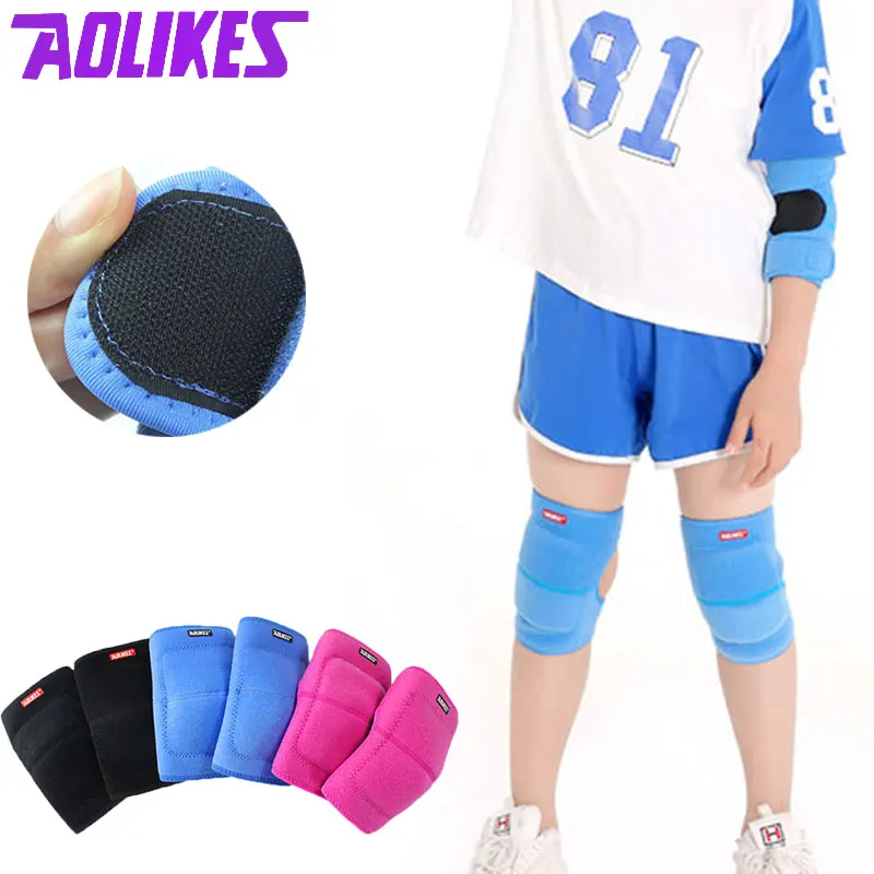 

1 пара детские спортивные наколенники из губки для детей защита колена защита коленного сустава Поддержка колена анти-столкновения танцы К...