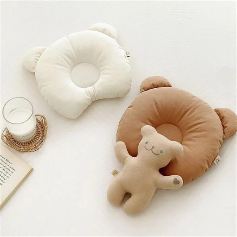 

Baby Pillow Cotton Newborn Head Protection Cushion Baby Bedding Infant Nursing Pillow Toddler Sleep Positioner Anti Roll Care