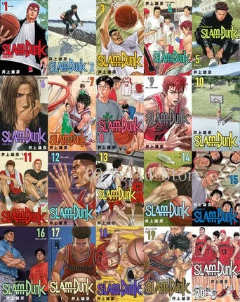 10 книга Slamdunk том 1-10 10-20 баскетбольный Спорт смешная фантазия манга Япония скачок