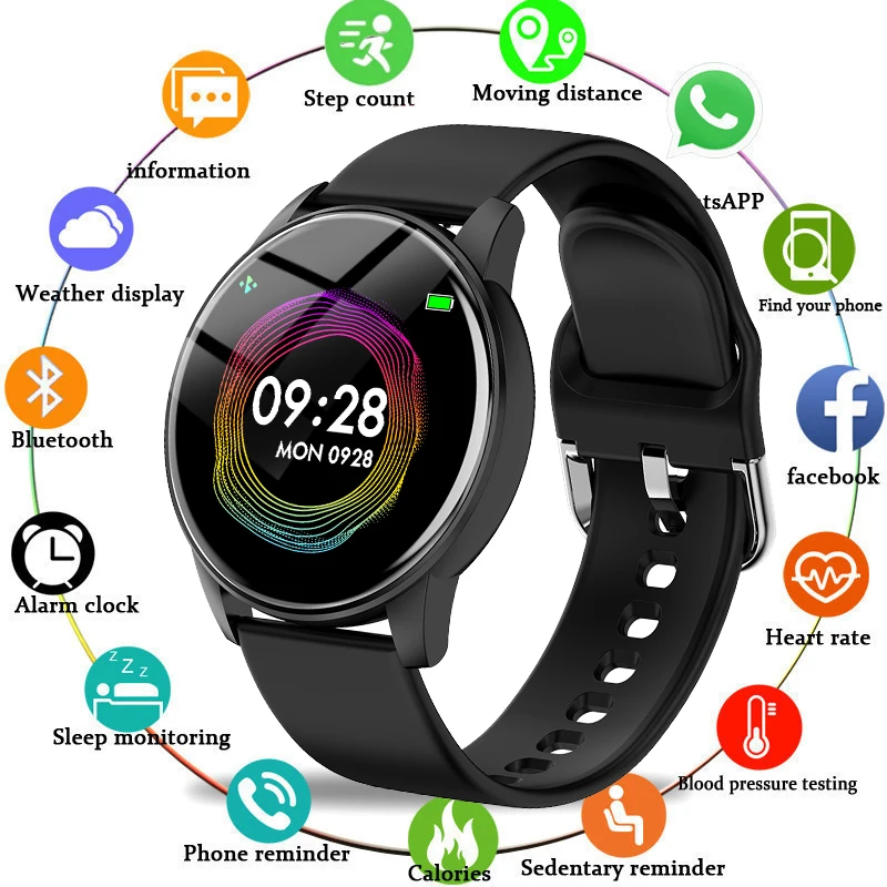 Смарт часы LIGE с функцией измерения пульса и давления|Смарт-часы| |