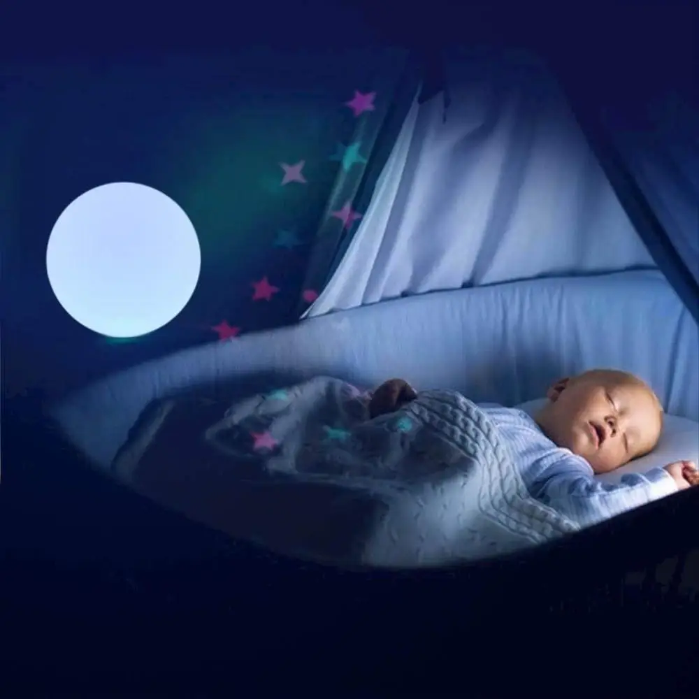 Светодиодная лампа шар с аккумулятором ночники дистанционным управлением декор