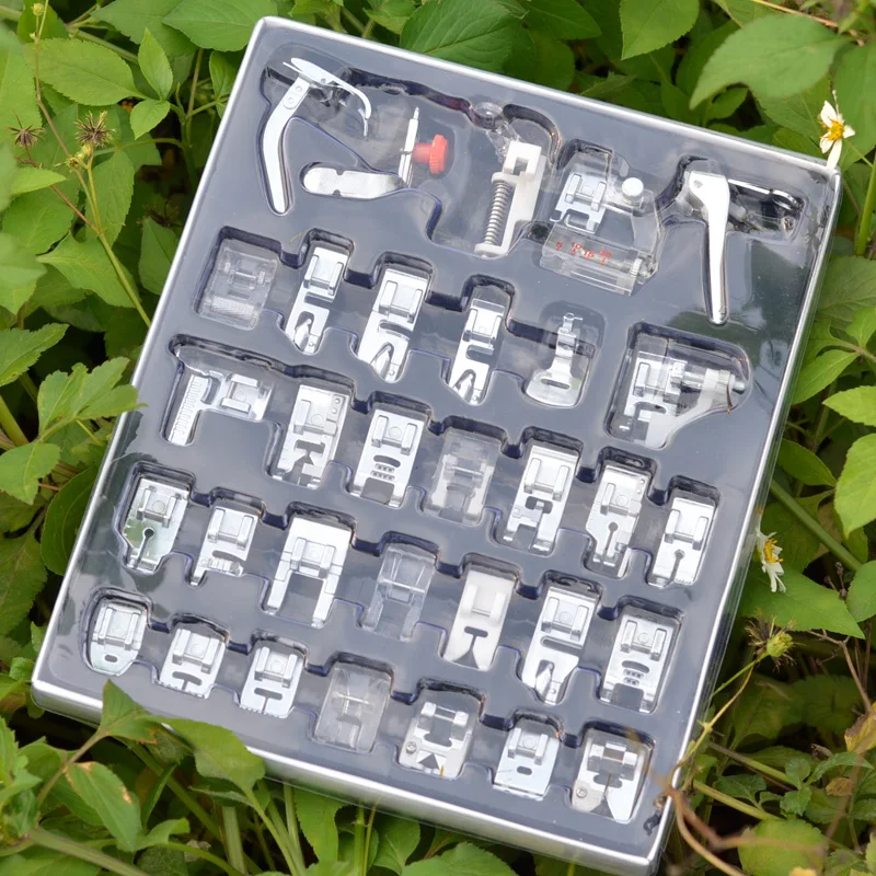 Профессиональная 32 шт домашняя прижимная лапка для шитья набор прижимных лапок