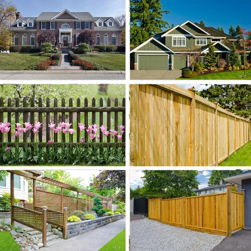 Виниловый фон Nitree для фотосъемки в европейском и американском стиле вилла сад