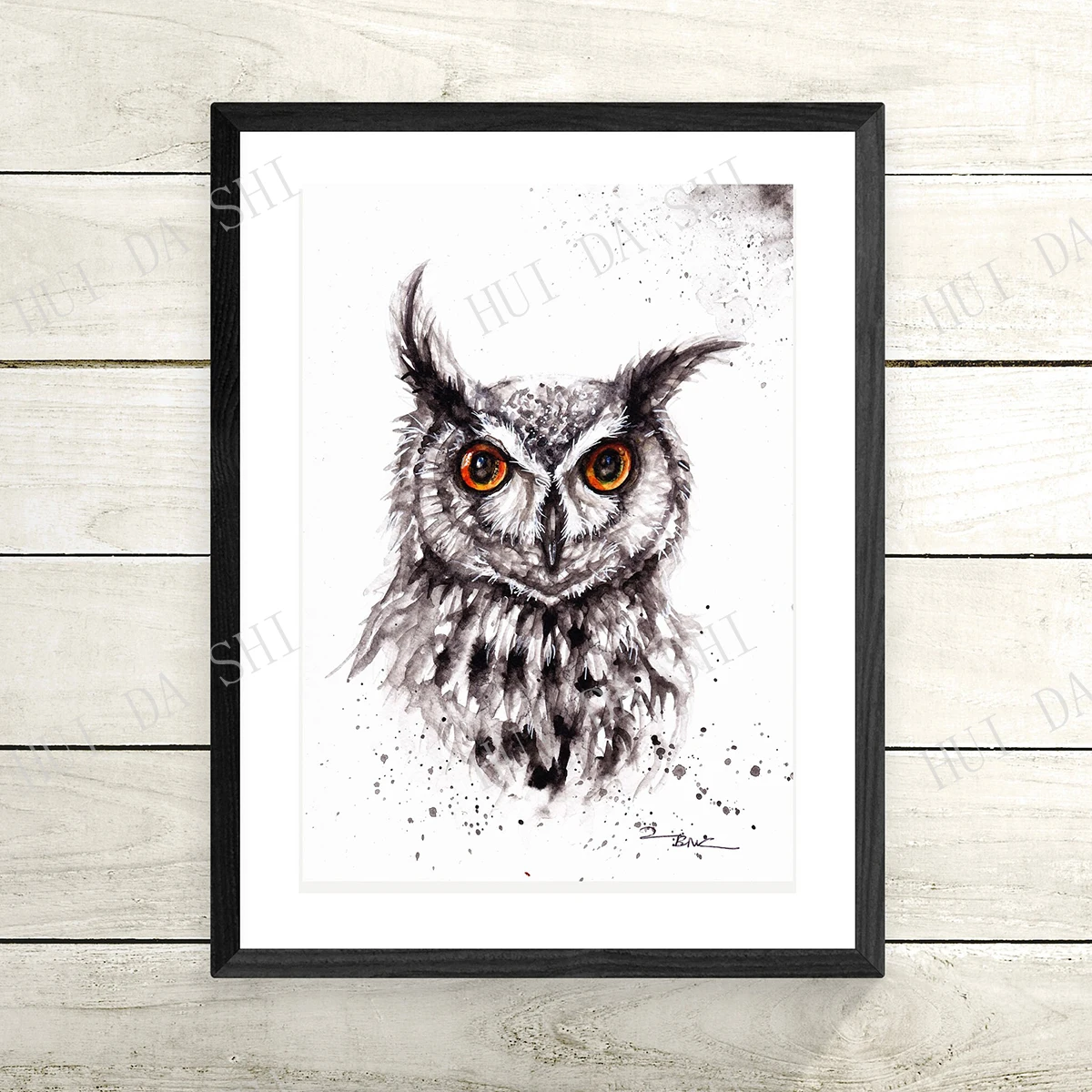 Настенное искусство Орлиная сова плакат настенное для детской комнаты принты