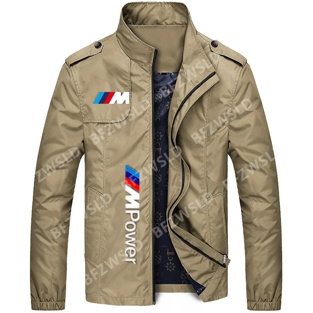 

2021 New Jackets for bmw Car Logo Print Man Casual Windbreaker Harajuku Slim Fashion Motorcycle Racing Jacket Coats Tops rw