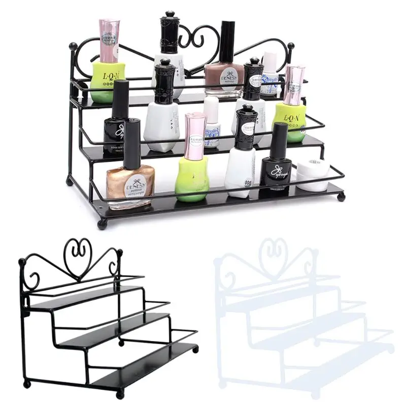 Органайзер для лака ногтей Настольный 3 уровня стеллаж хранения дизайн держатель