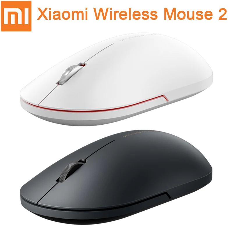Оригинальная беспроводная мышь Xiaomi Mi 2 портативные игровые мыши 1000 точек/дюйм 4