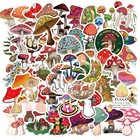 1050 шт., разноцветные наклейки в виде грибов