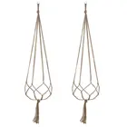 Искусственные корзины, цветок, подвесной декор для балкона, сплетенный подъемный шнур сделай сам, товары для домашних садовых растений