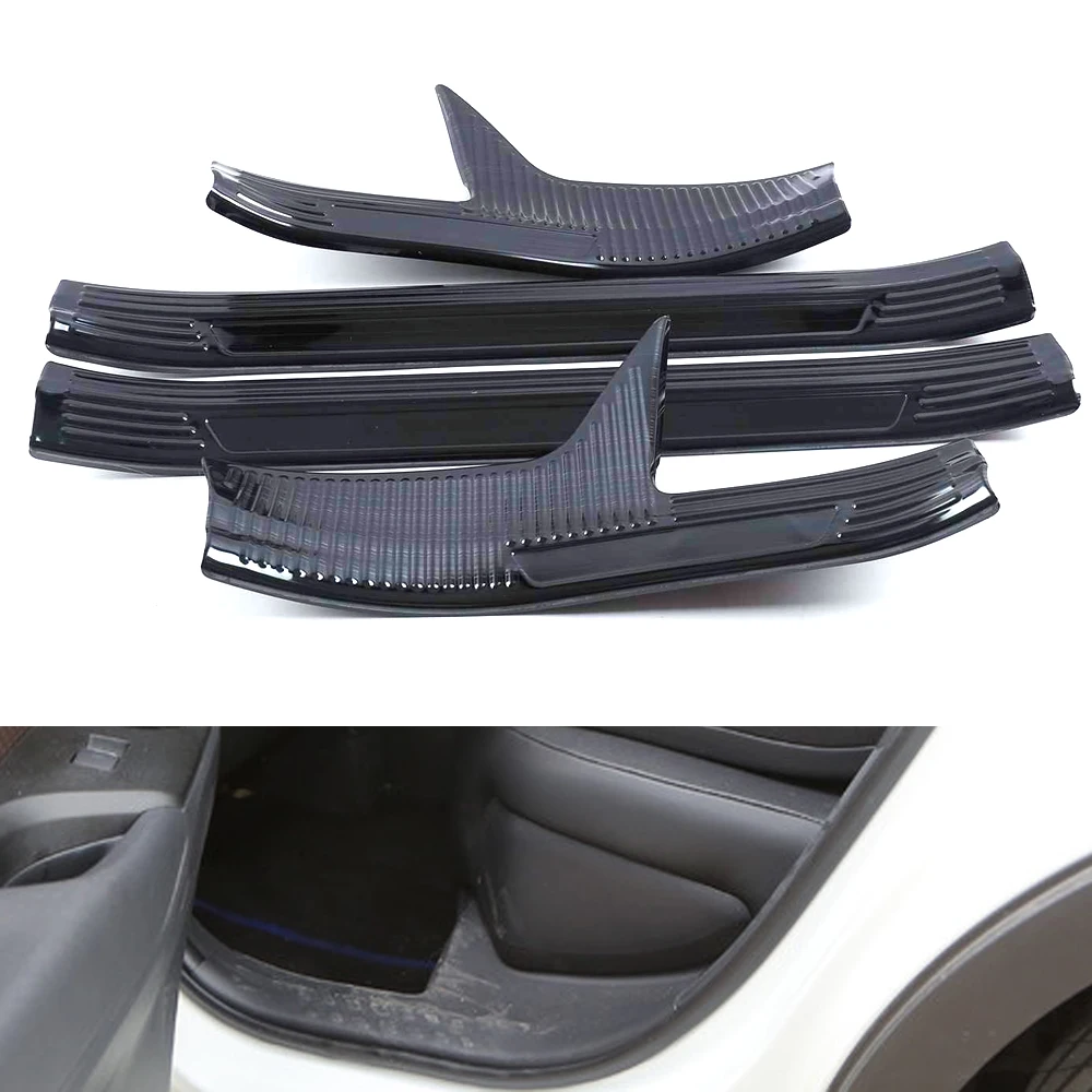 

Хромированная дверь, рабочая накладка из нержавеющей стали для Toyota педаль подоконника CHR 2018 2019, Стайлинг автомобильного детектора