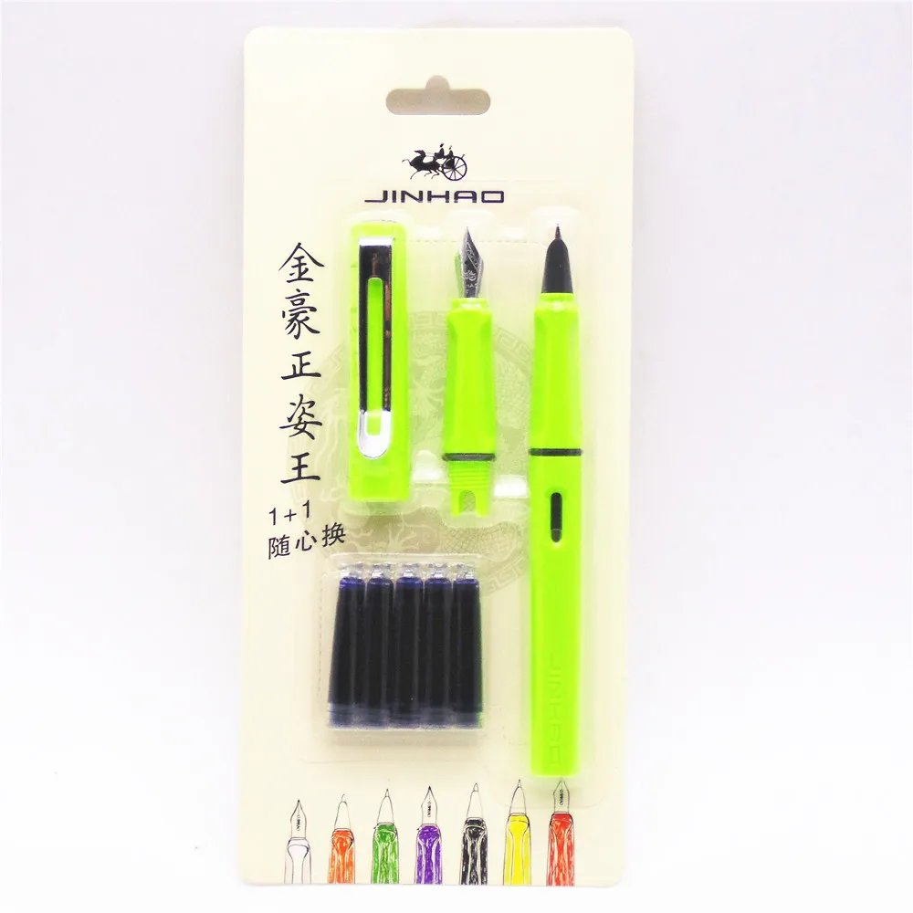 Перьевая ручка Jinhao 5 шт. 599 цветов 0 38/0 мм|fountain pen gift|pen drive with card readerfountain nib types |