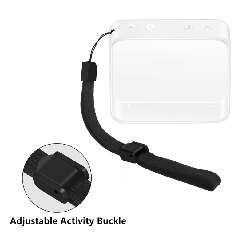 

TPU Protective Skin Case Cover With Hand Strap for GO 2 Bluetooth Speaker 54DB