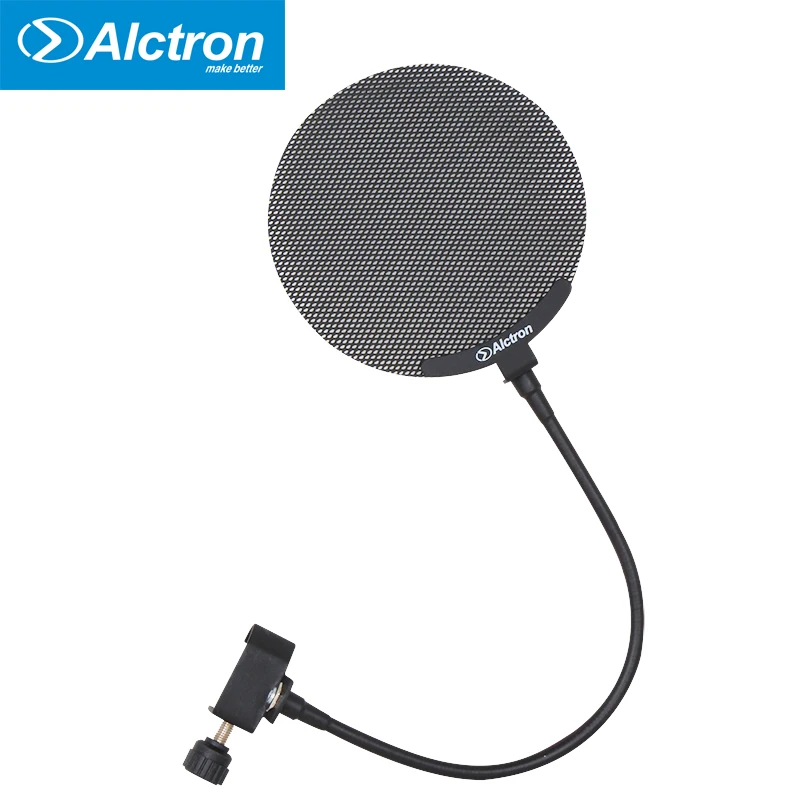 Alctron MA019B All Metal Mesh Pop Filter Protect Microphone From Spray Of Moisture High Quality Cover Flexible Gooseneck | Электроника