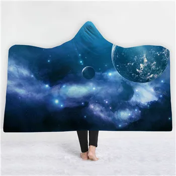 Цвет: желтый Dreamlike звездное небо Вселенная с принтом богемное одеяло с капюшоном для взрослых Мандала шерпа флисовое женское одеяло из микрофибры - Цвет: Цвет: желтый