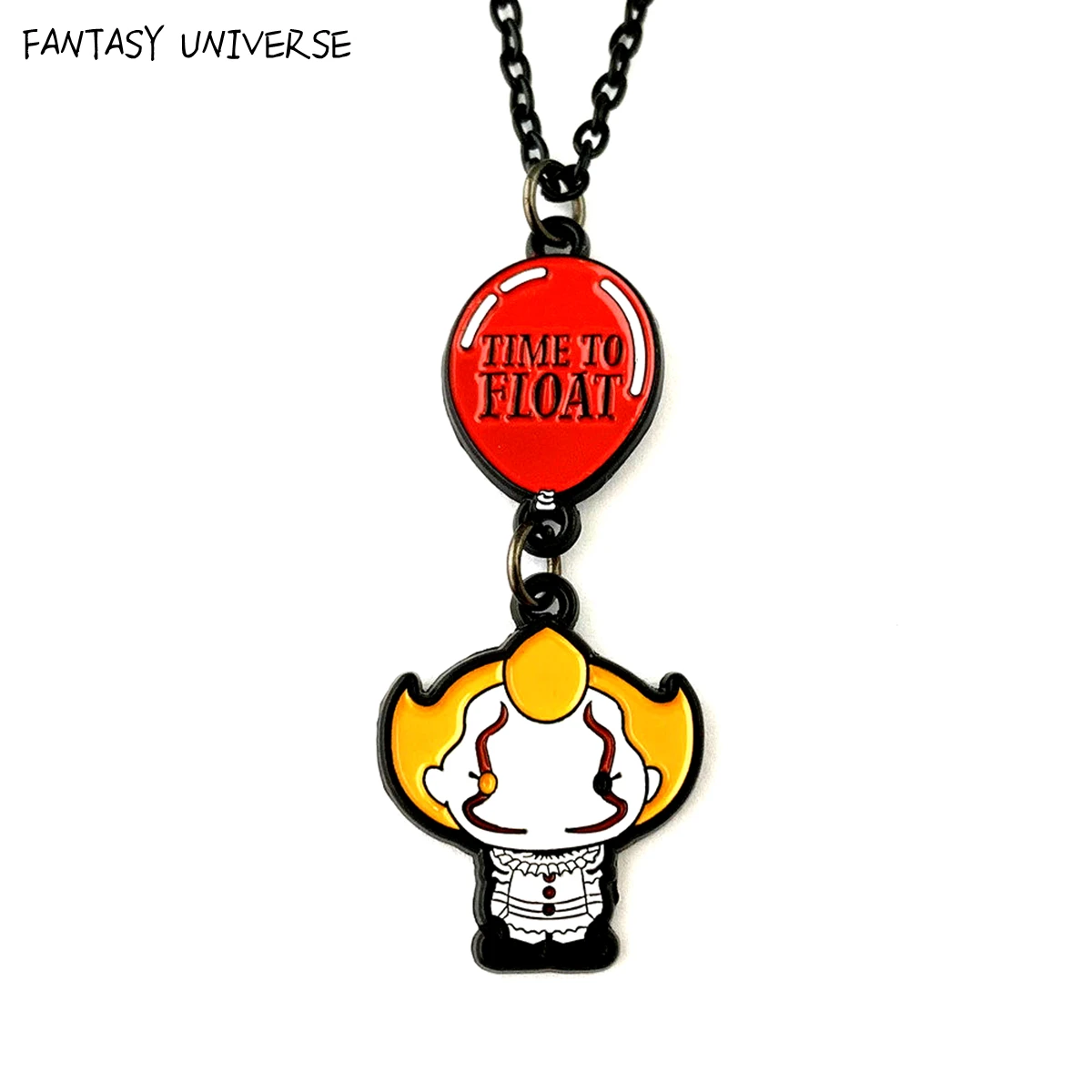 

FANTASY UNIVERSE Stephen King Horror Necklace Clown Cosplay Metal High quality Face Pendant Halloween Gift