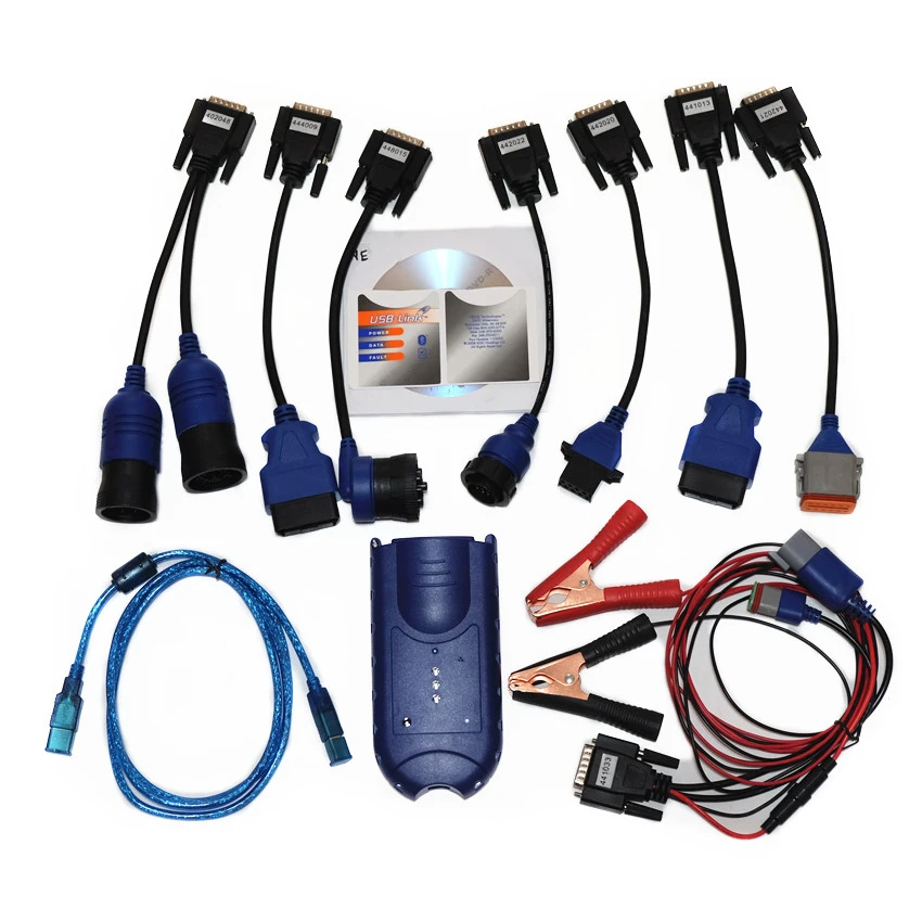 DHL NEXIQ USB Link 125032 с Bluetooth для DIESEL TRUCK OBD инструмент диагностики NEXIQ2 USB Link Heavy Duty Truck